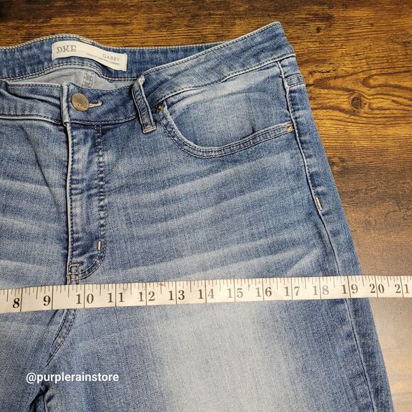 BKE Jeans Size 32 Gabby Curvy Fit Straight High Rise Tummy Control Raw Hem - Picture 8 of 12